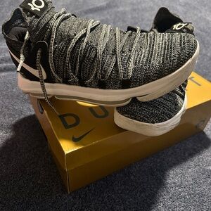 Nike KD Men's Black and White Basketball Shoes